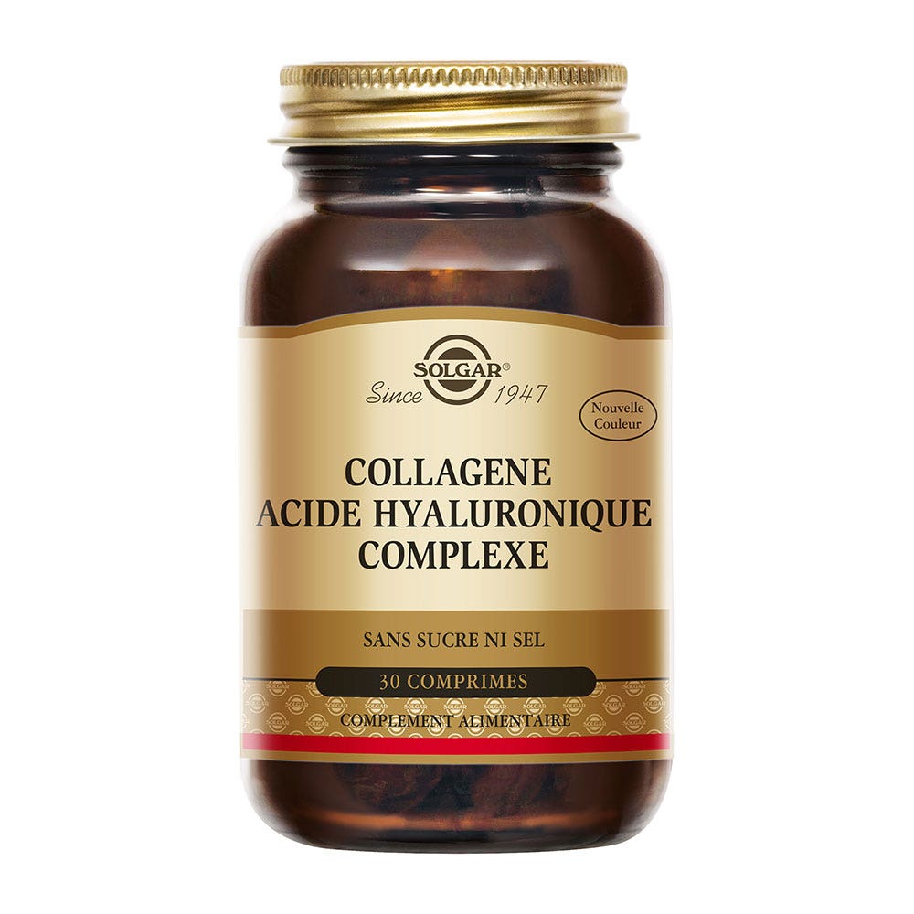 Solgar Complesso collagene acido ialuronico per pelle, capelli e unghie 30 compresse