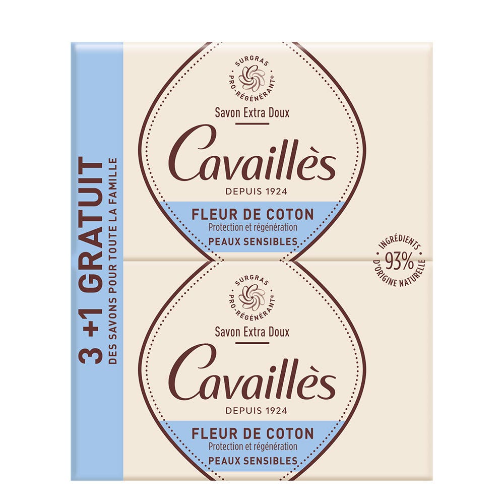 Rogé Cavaillès Extra Delicato Savon Fleur De Coton 250g
