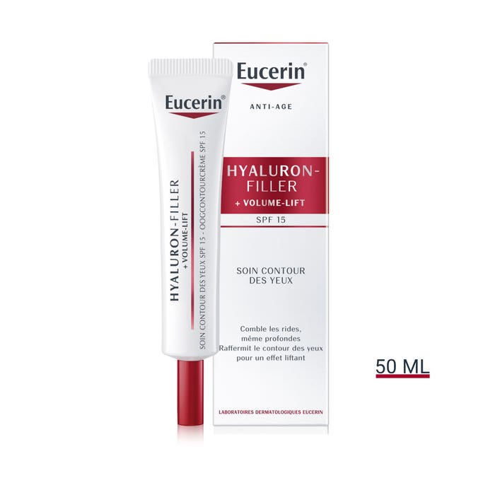 Eucerin Hyaluron-Filler + Volume Lift Contorno Occhi Spf15 15ml
