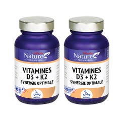 Nature Attitude Vitamine D3 + K2 2x60 capsule