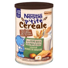 Nestlé Noisette Biscotti 12 mesi Plus P'tite Cereale Saveur Noisette Biscuit 12 à 36 Mois 415g
