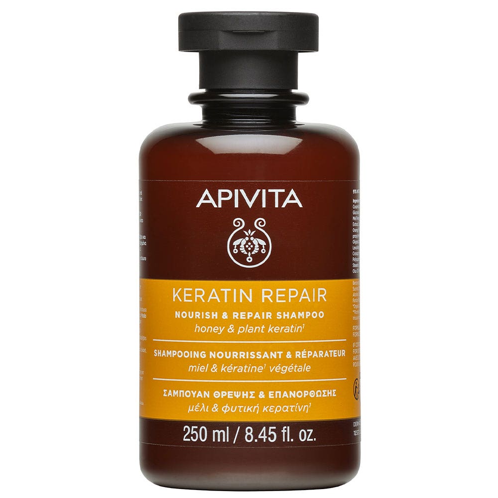 Apivita Keratin Repair Shampoo nutriente e riparatore 250ml