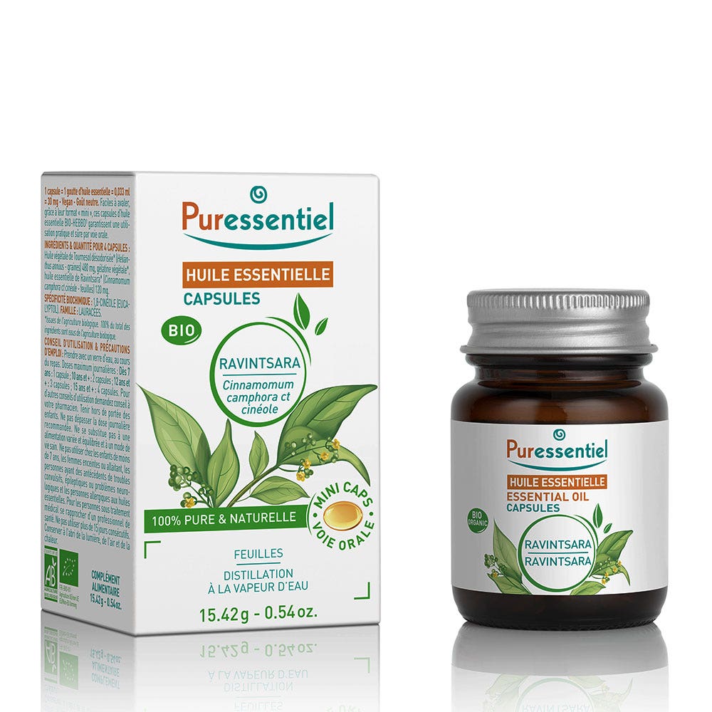 Puressentiel Oli essenziali Ravintsara bio 60 capsule