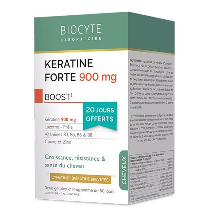 Biocyte Keratine Forte 900mg 3x40 Capsule