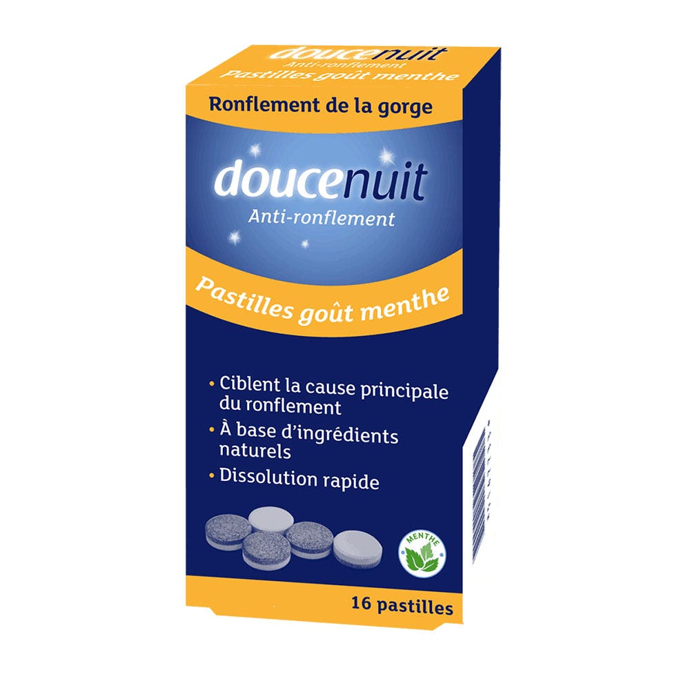 Doucenuit Compresse antirussamento Goût menthe x16