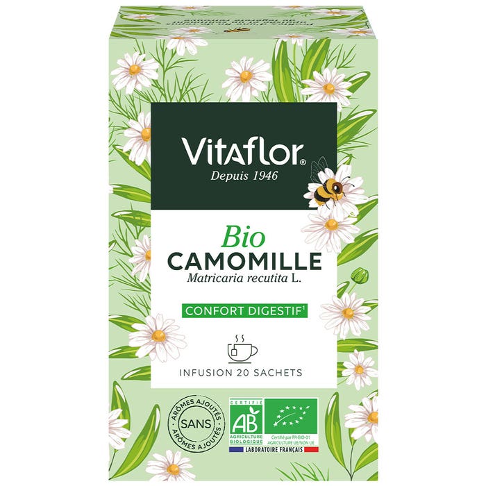 Infuso di Camomilla biologica 20 borse Vitaflor