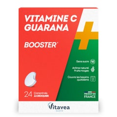 Vitavea Santé Vitamine C + Guaranà Booster 24 Compresse Masticabili