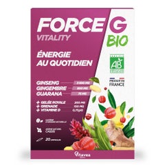 Vitavea Santé Force G Vitality Organic Energia Quotidiana 20 Fiale
