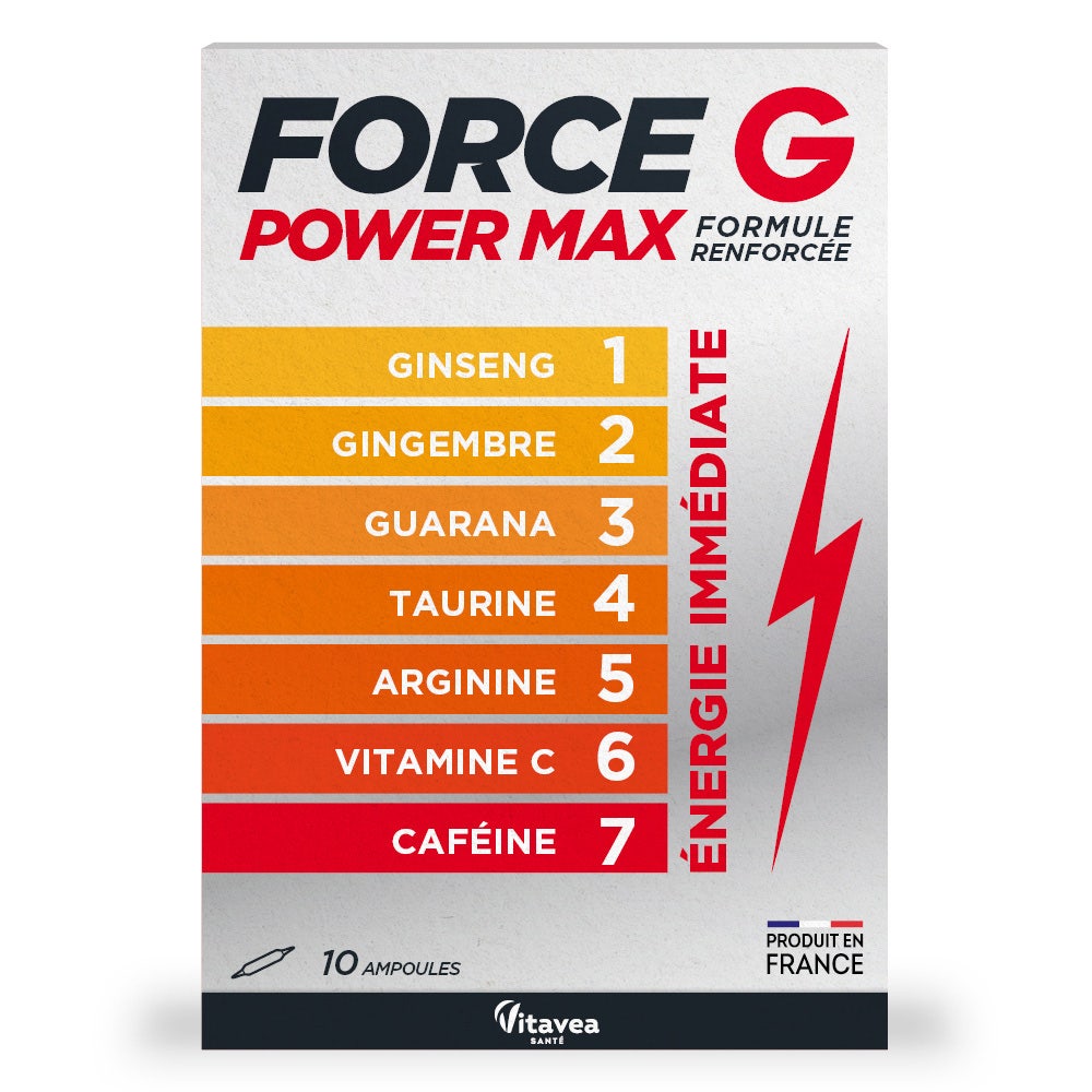 Vitavea Santé Force G Power max energia immediata 10 fiale