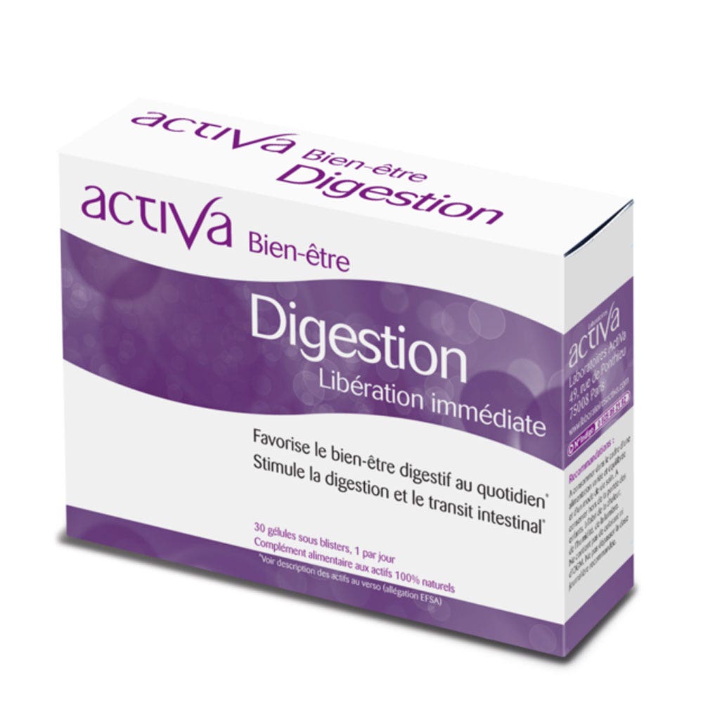 Activa Benessere quotidiano Digestione a rilascio immediato 30 capsule