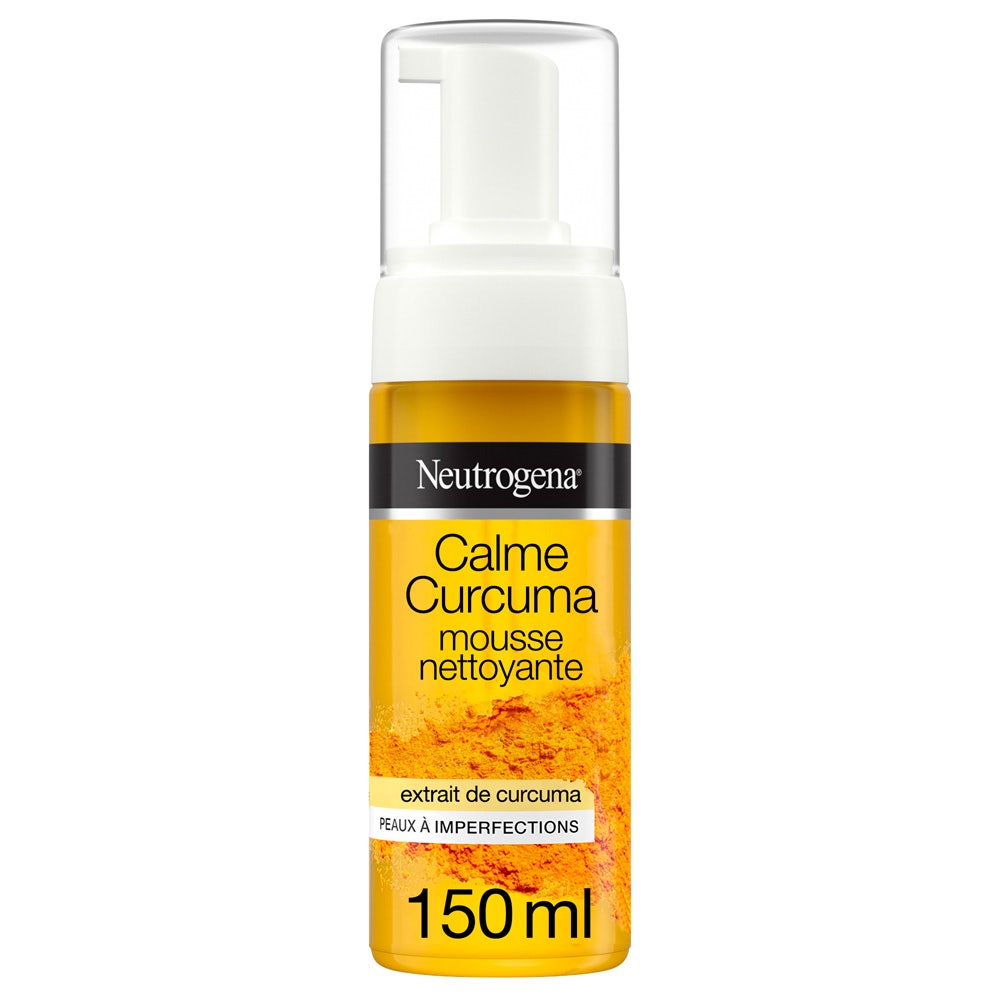 Neutrogena Calme Curcuma Schiuma detergente Peaux très sèches 150 ml