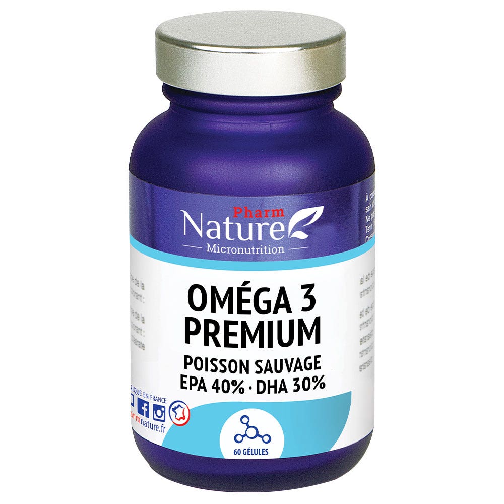 Kersiens Omega 3 Premium Poisson Sauvage 60 capsule