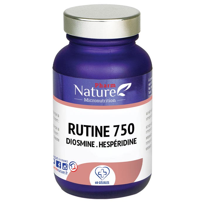 Rutina 750 Diosmina Esperidina 60 capsule Nature Attitude