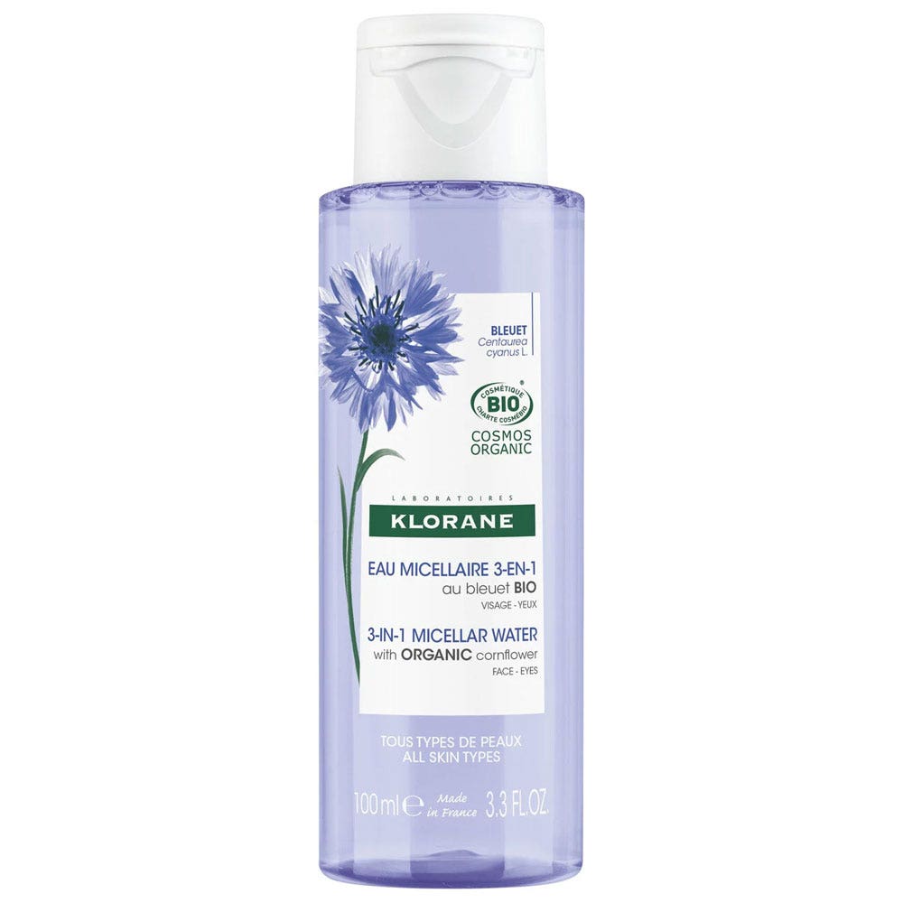 Klorane Fiordaliso Acqua micellare rituale 3in1 bio 100ml