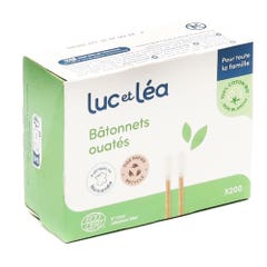 Luc Et Lea Bastoncini Ouate per adulti tomaia in 100% cotone organico e papier x200
