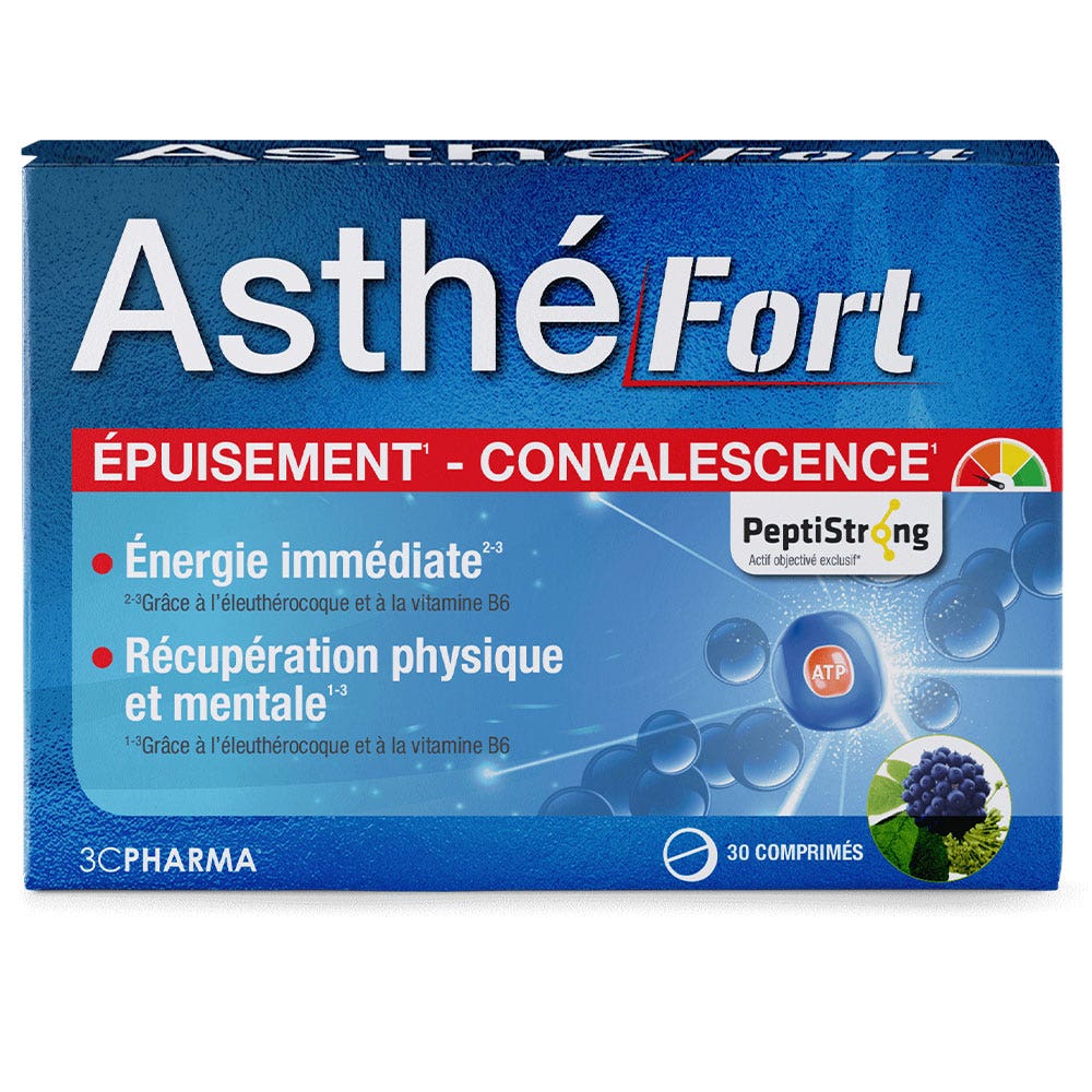 3C Pharma Asthé Fort Esaurimento e convalescenza 30 compresse