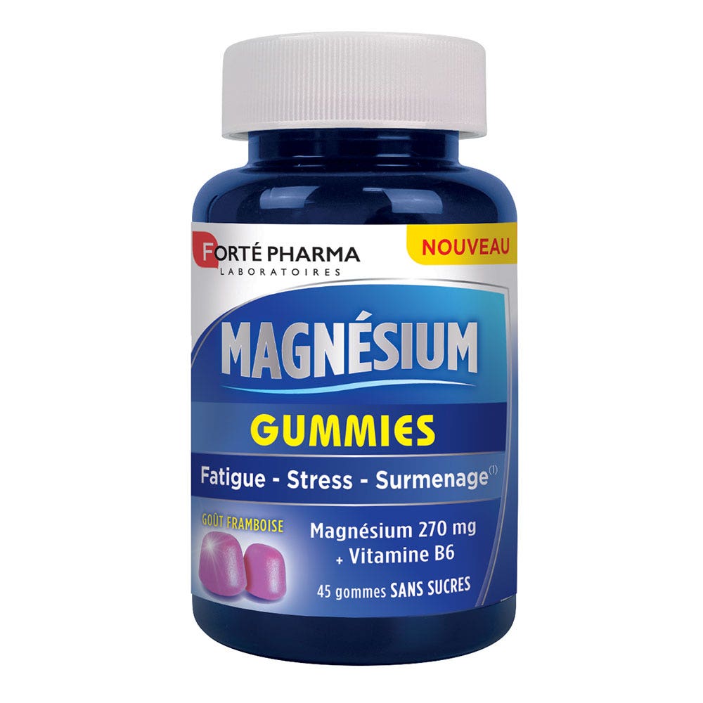 Forté Pharma Magnesio Gusto lampone Senza zucchero 45 Gomme