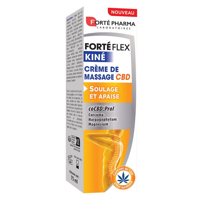 Forté Pharma Forté Flex Crema per massaggi al CBD - Kiné 75ml