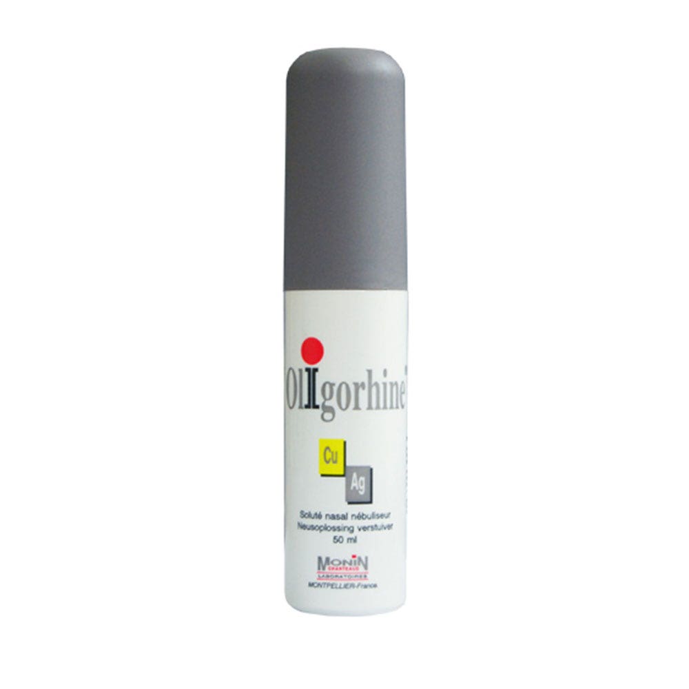 Monin Chanteaud Spray Nasale Rame Argento Oligorhine 50ml