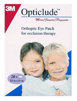 3M Opticlude 20 Medicazioni per bambini 6cm X 5cm