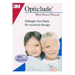 3M Opticlude 20 Medicazioni per bambini 6cm X 5cm