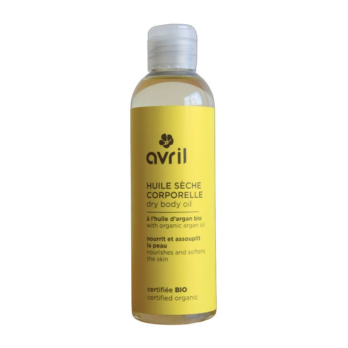 Olio secco per il corpo con olio di argan Bio 200ml Avril