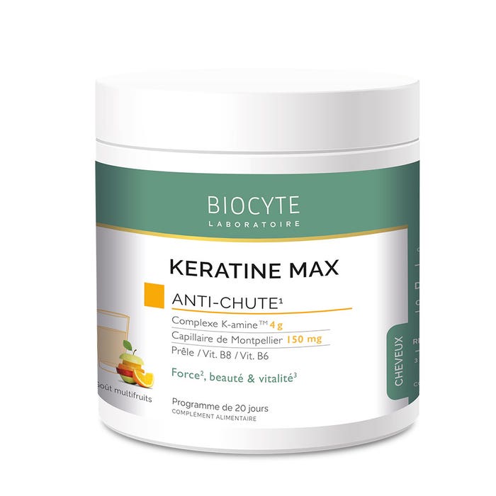 Keratin Maxi 12g Cheveux Anti-caduta dei capelli Biocyte