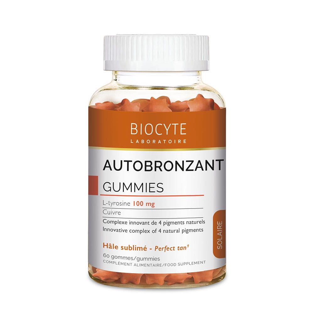 Biocyte Solari Autoabbronzante Gusto mirtillo 60 gommine