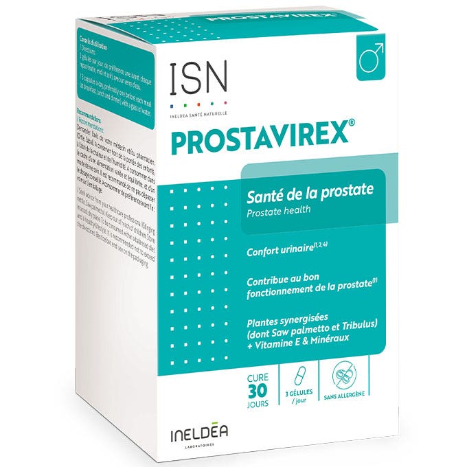 Ineldea Santé Naturelle Prostavirex Salute della prostata 90capsule
