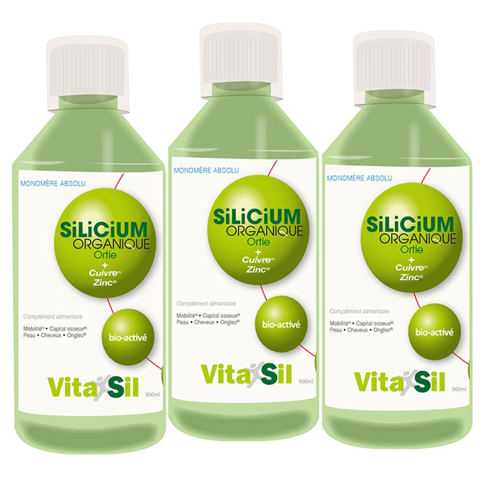 Vitasil Silicio Organico 3x500ml