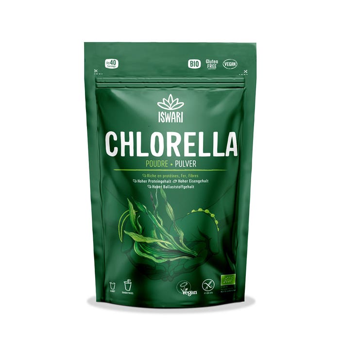 Clorella in polvere Biologica 125g Super Aliment Pur Iswari