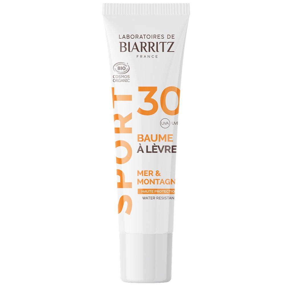 Laboratoires De Biarritz Sport Balsamo labbra SPF30 bio mare e montagna 15ml