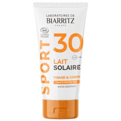 Laboratoires De Biarritz Soins Sport Latte solare bio SPF30 50ml Prodotti per lo Sport Laboratoires De Biarritz♦Latte solare bio SPF30 50ml