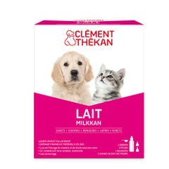 Clement-Thekan Milkkan Latte in polvere per Cuccioli Gattino Chiot Chaton 2x200g