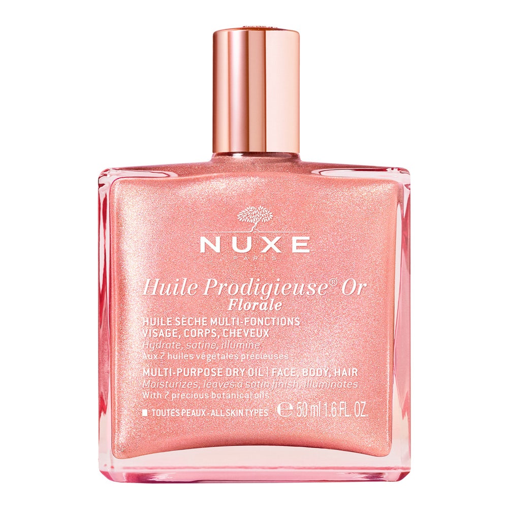 Nuxe Huile Prodigieuse Olio secco multifunzione oro fiorale per viso, corpo e capelli 50 ml