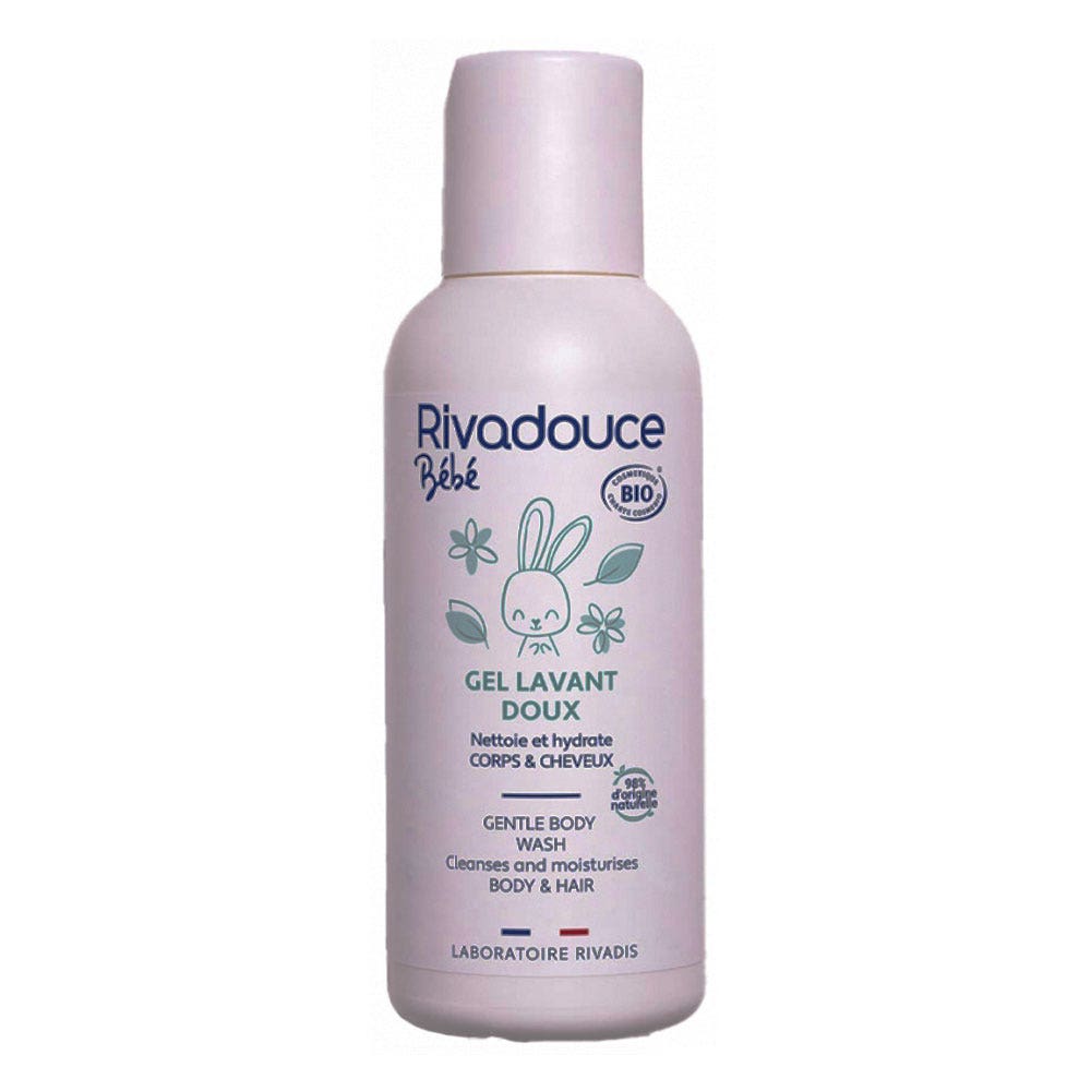 Rivadouce Bebè Gel Detergente Delicato Bio Corpo e Capelli 75ml