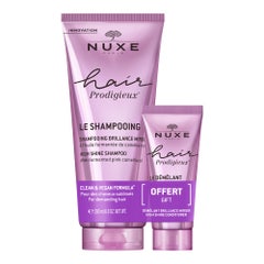 Nuxe Hair Prodigieux Mirror Shine Shampoo 200ml + Shine Detangler 30ml gratis