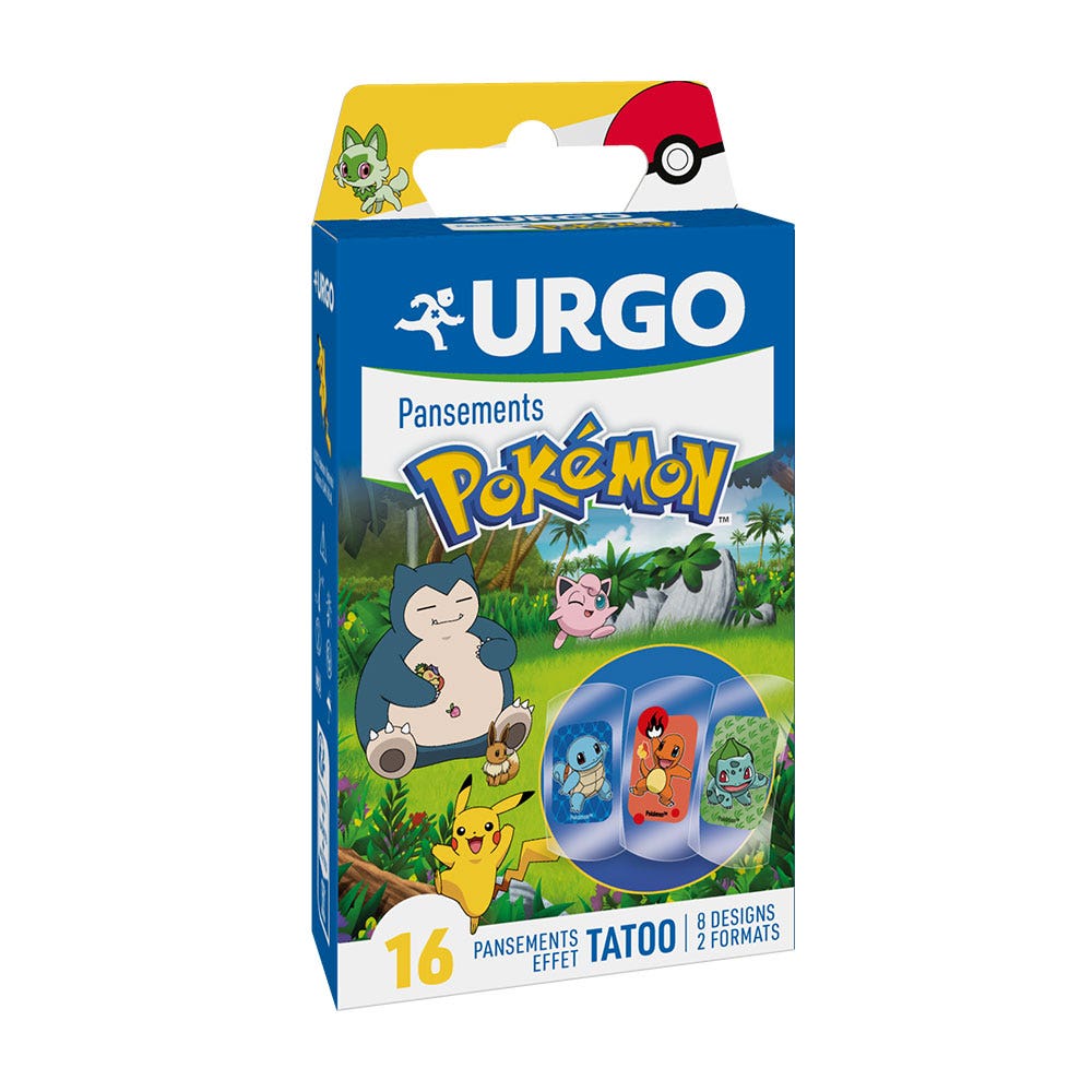 Urgo Medicazioni Pokémon Effetto tatoo x16