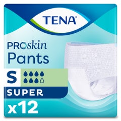 Tena Proskin Super Pants Slip assorbenti Taglia S 65-85 cm X12