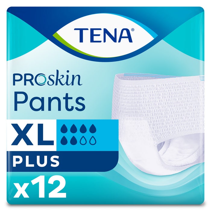 Tena Proskin plus Pants Absorb + Slip Size XL 120-160cm X12
