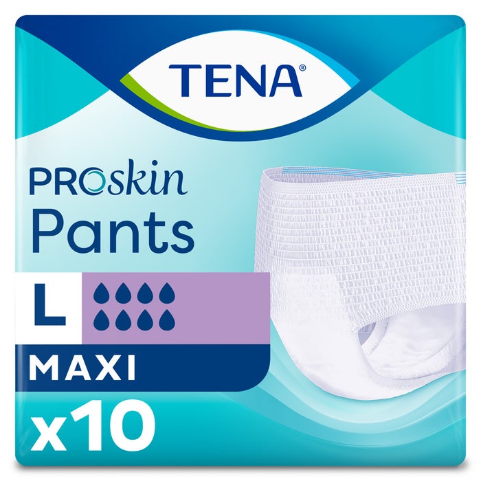 Tena Proskin Maxi Pants Absorb + Slip Taglia L 100-135 cm x10