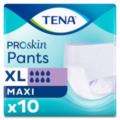 Tena Proskin Maxi Pants Absorb + Slip Taglia XL 120-160cm x10