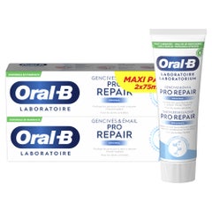 Oral-B Pro-Repair Dentifricio Gentive e Smalto 2x75ml