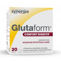 Synergia Glutaform Comfort digestivo Gusto pesca 20 Bustine
