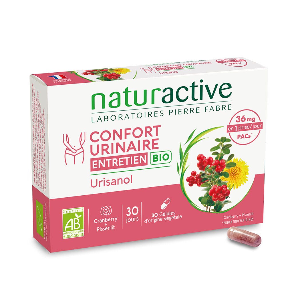 Naturactive Urisanol comfort urinario mantenimento bio 30 capsule