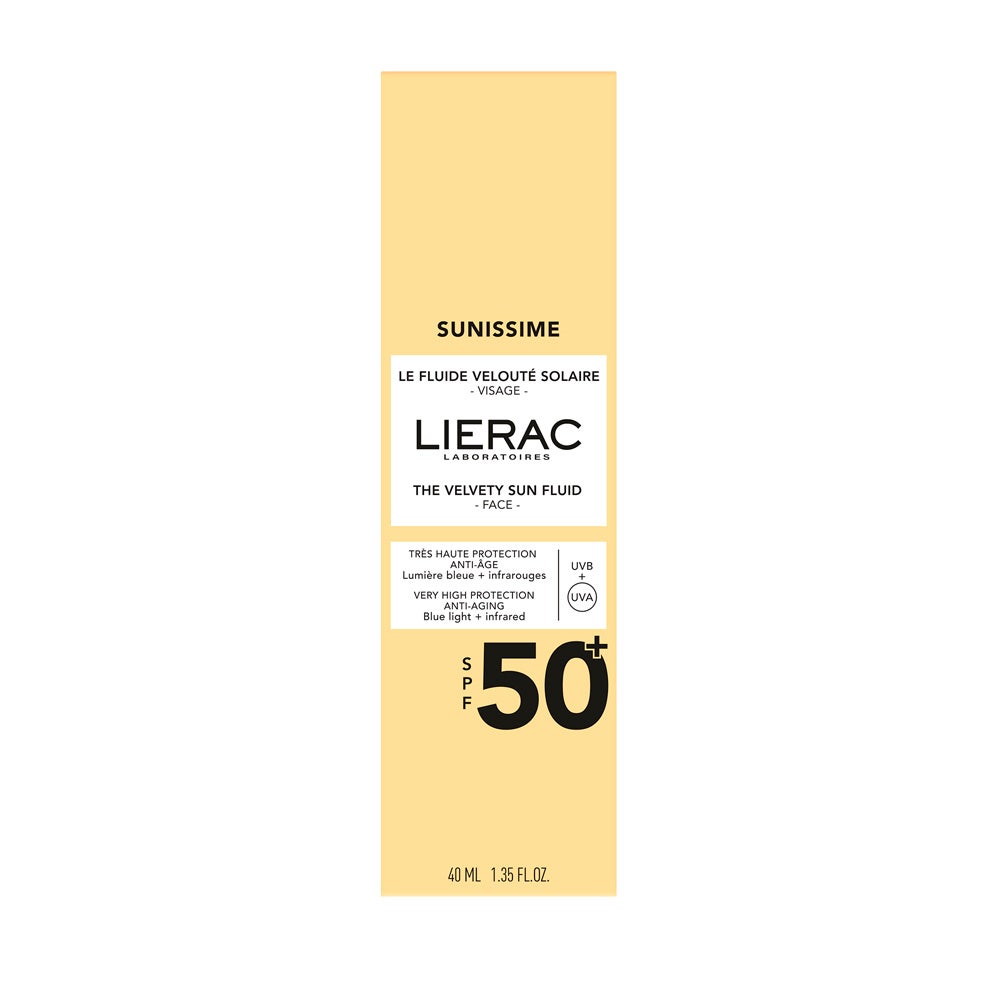 Lierac Sunissime Fluido solare Protettivo Energizzante Anti-età globale Spf50 Viso 40ml