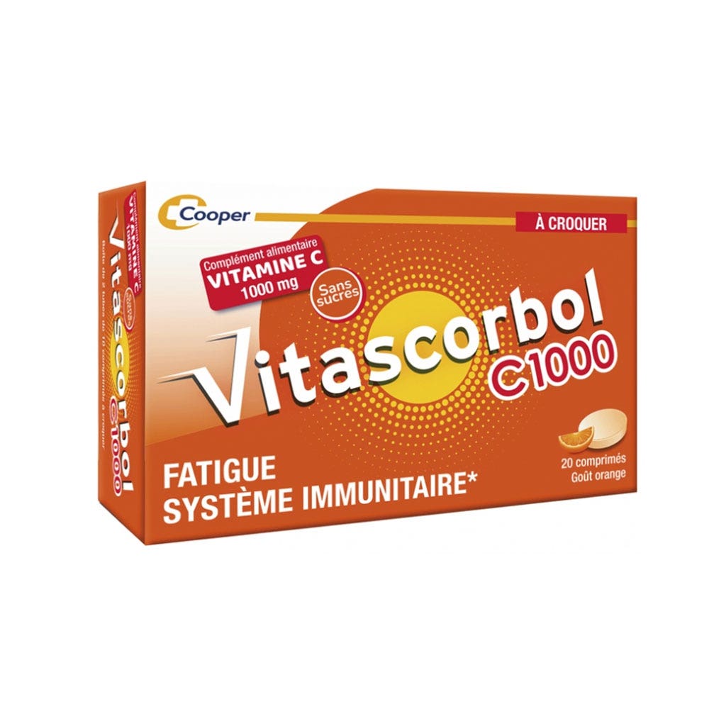 Vitascorbol Vitamina C 1000 Gusto Arancia 20 compresse