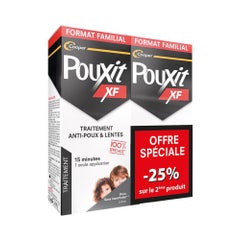 Pouxit XF Lozione antipidocchi e lendini XF 2x200ml + 50ml Offert