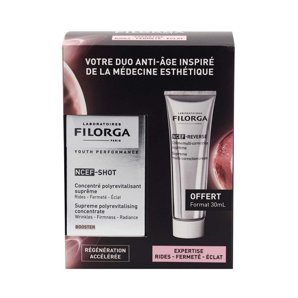 Filorga NCEF-Shot Duo Siero Concentrato 15ml + Crema Multi-correttiva 30ml