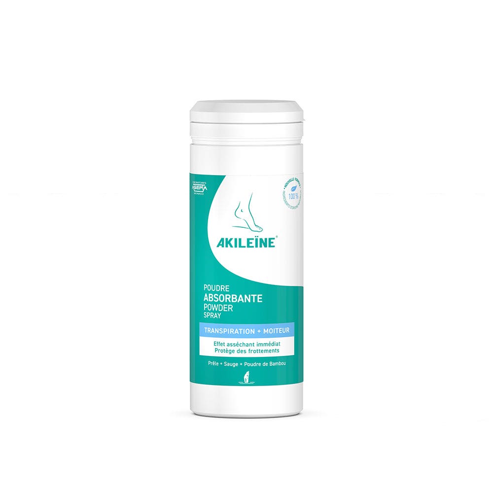 Asepta Akileine Polvere Absorb + molto forte per la sudorazione 75g
